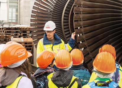 swb engagiert sich in Bremen für Lernprojekte und veranstaltet Besichtigungen in Kraftwerken